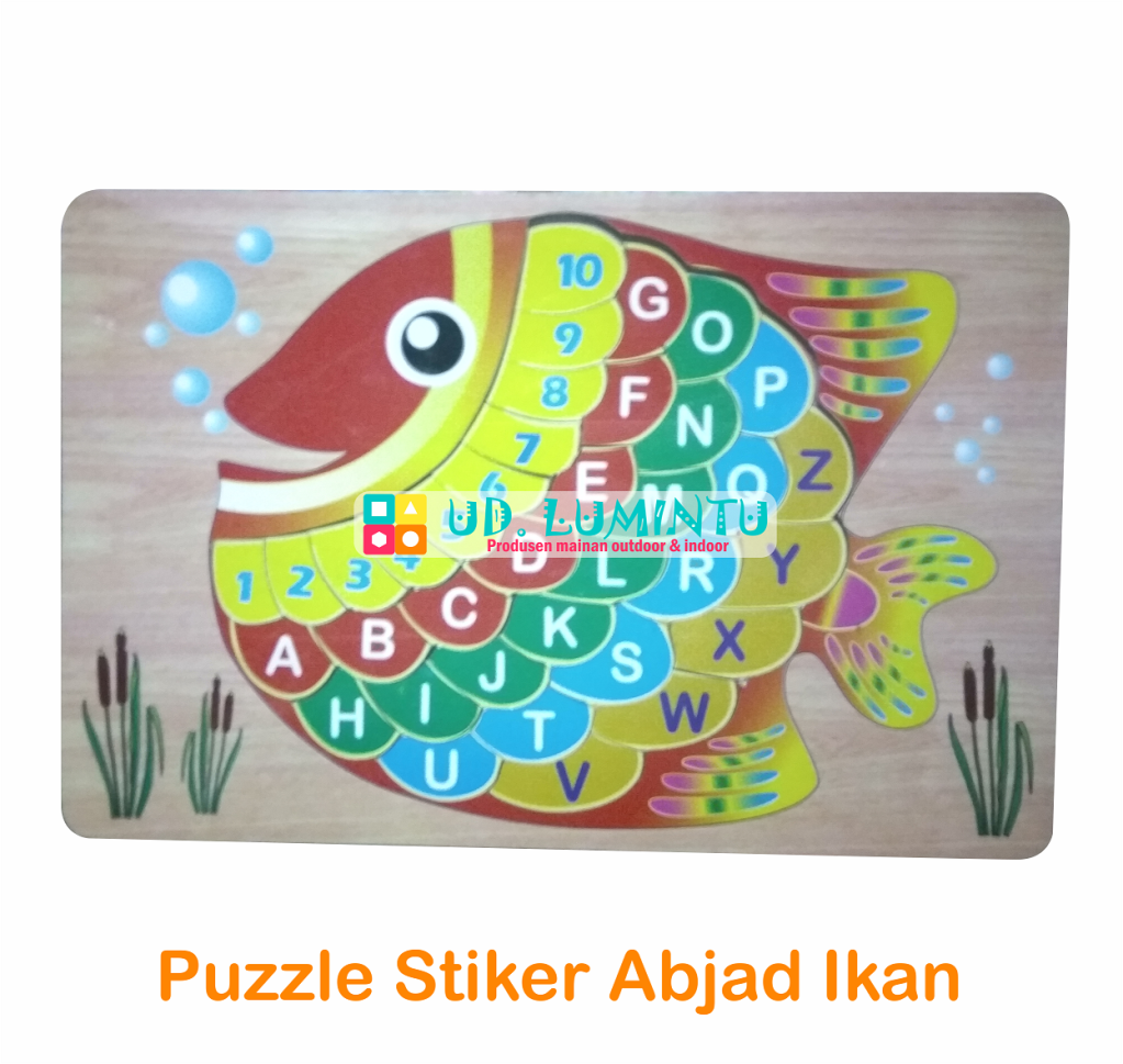 Puzzle Ikan Abjad